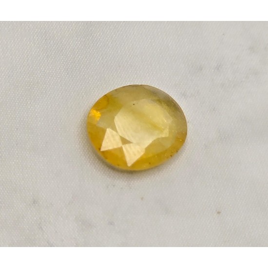 Bankok Pukhraj Stone – Natural Certified Yellow Sapphire
